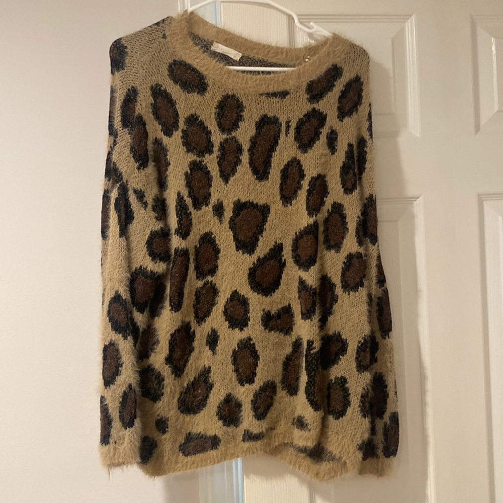 Altered state Leopard/ cheetah print sweater